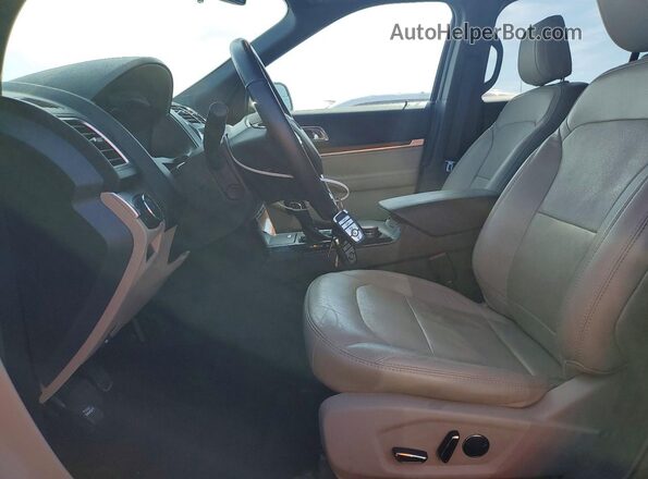 1FM5K8F82JGA88470 2018 FORD EXPLORER Maroon Widok wnętrza z przodu