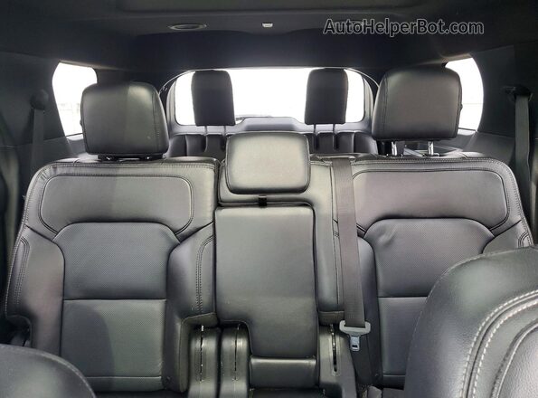 1FM5K8F82KGB43128 2019 FORD EXPLORER Black Rear seats view