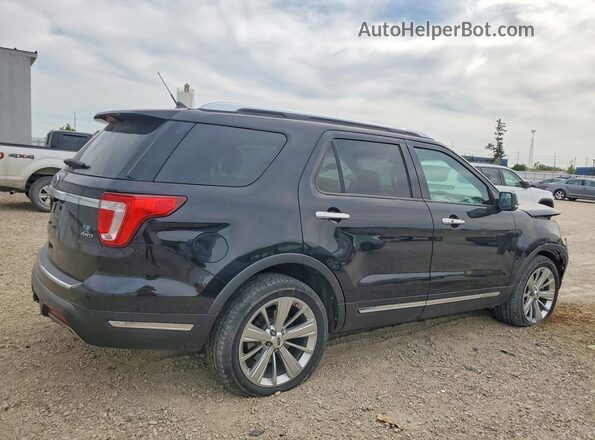 1FM5K8F82KGB43128 2019 FORD EXPLORER Black Rear right