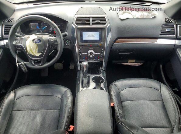 1FM5K8F82KGB43128 2019 FORD EXPLORER Black Dashboard view