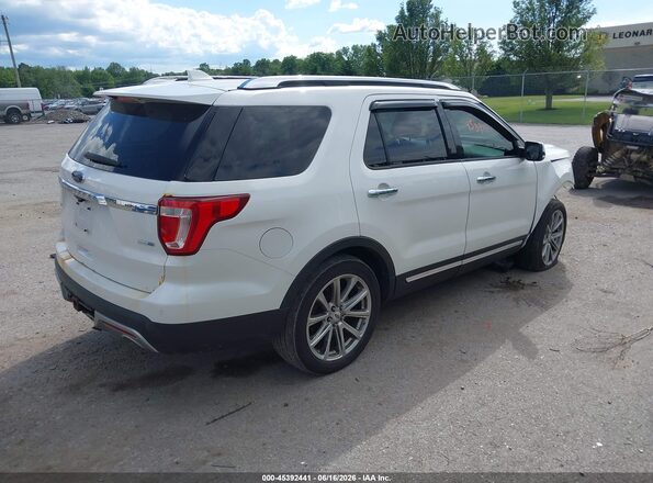 1FM5K8F83GGA05041 2016 FORD EXPLORER White უკანა მარჯვენა