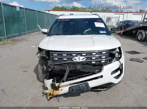 1FM5K8F83GGA05041 2016 FORD EXPLORER White წინა პანელის ხედი