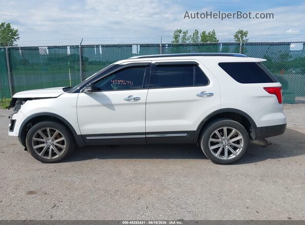 1FM5K8F83GGA05041 2016 FORD EXPLORER White უკანა სალონის ხედი