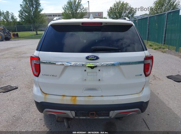 1FM5K8F83GGA05041 2016 FORD EXPLORER White 