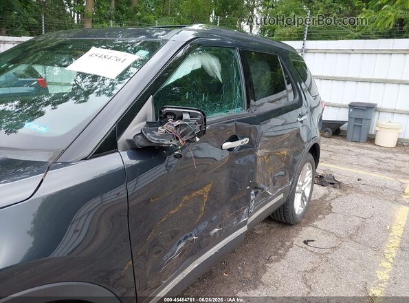 1FM5K8F83HGC31257 2017 FORD EXPLORER Navy Вид спереди