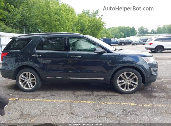 1FM5K8F83HGC31257 2017 FORD EXPLORER Navy Вид задней части салона