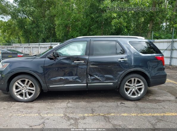 1FM5K8F83HGC31257 2017 FORD EXPLORER Navy Панорамный вид салона 360°