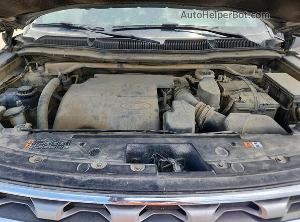 1FM5K8F84GGA46567 2016 FORD EXPLORER Black Widok komory silnika