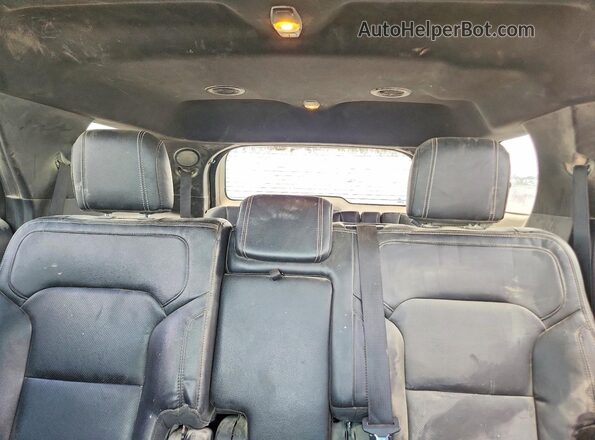 1FM5K8F84GGA46567 2016 FORD EXPLORER Black Widok tylnych siedzeń