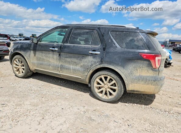 1FM5K8F84GGA46567 2016 FORD EXPLORER Black Tył lewy