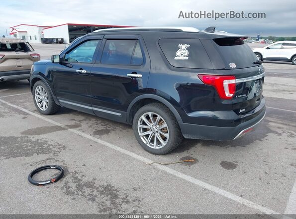 1FM5K8F84GGA77270 2016 FORD EXPLORER Black Задня ліва чверть
