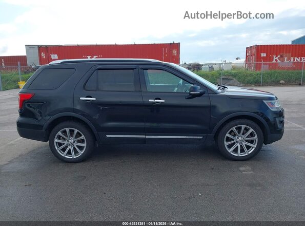 1FM5K8F84GGA77270 2016 FORD EXPLORER Black Вид задньої частини салону