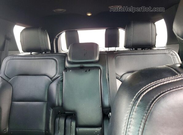 1FM5K8F84HGA18124 2017 FORD EXPLORER Black Rear seats view