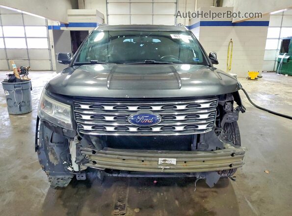 1FM5K8F84HGC33843 2017 FORD EXPLORER Серый Вид спереди