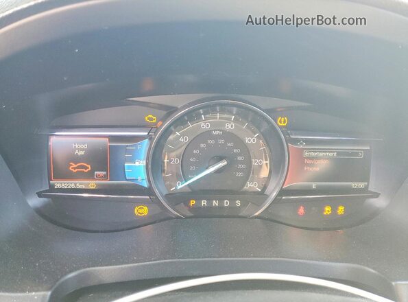 1FM5K8F84HGC33843 2017 FORD EXPLORER Серый Вид щитка приборов