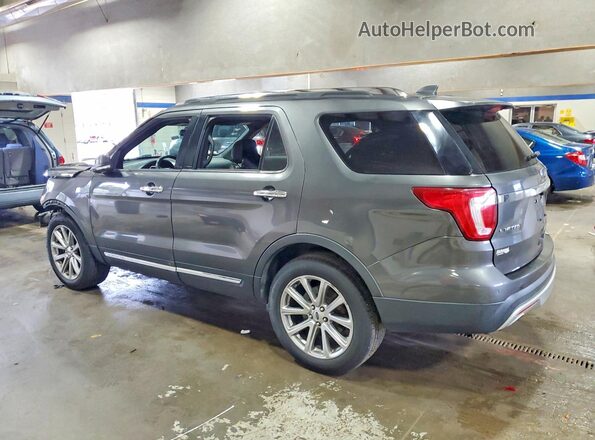 1FM5K8F84HGC33843 2017 FORD EXPLORER Серый Задняя левая четверть