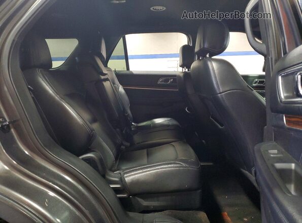 1FM5K8F84HGC33843 2017 FORD EXPLORER Серый Вид задней части салона