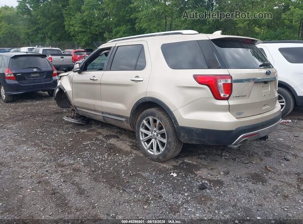 1FM5K8F84HGC69046 2017 FORD EXPLORER Tan უკანა მარცხენა