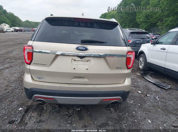 1FM5K8F84HGC69046 2017 FORD EXPLORER Tan 