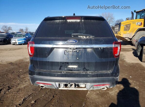 1FM5K8F84HGD87758 2017 FORD EXPLORER Черный Вид сзади