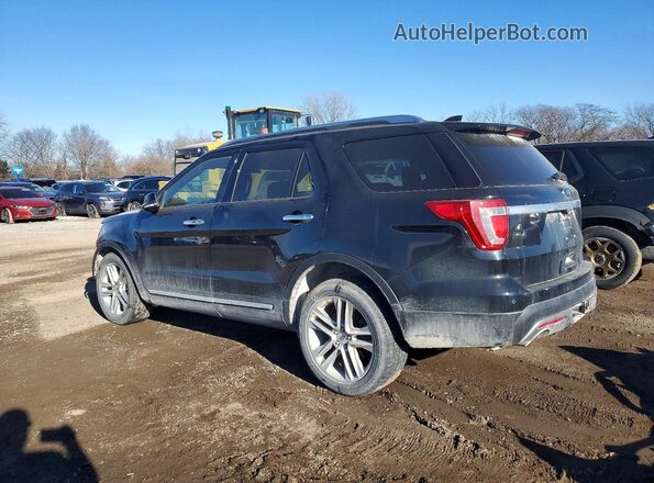 1FM5K8F84HGD87758 2017 FORD EXPLORER Черный Задняя левая четверть