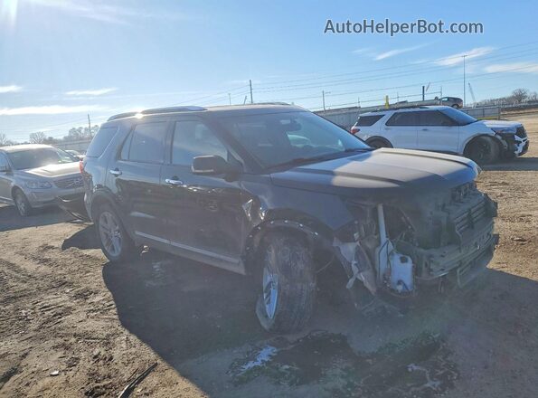 1FM5K8F84HGD87758 2017 FORD EXPLORER Черный Передняя правая четверть