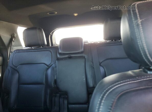 1FM5K8F84HGD87758 2017 FORD EXPLORER Черный Вид задних сидений