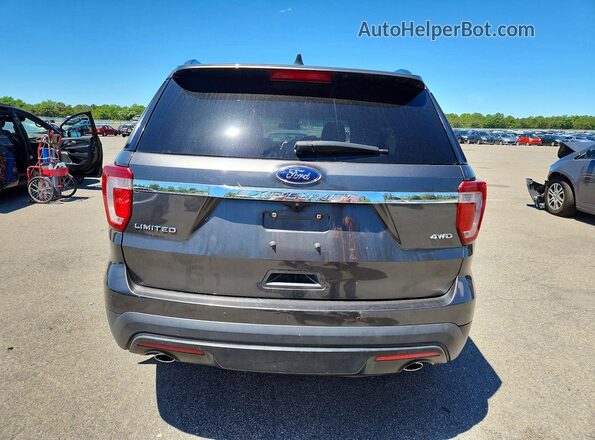 1FM5K8F85GGA92859 2016 FORD EXPLORER Угольный Вид сзади