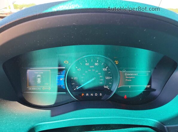 1FM5K8F85GGA92859 2016 FORD EXPLORER Угольный Вид щитка приборов