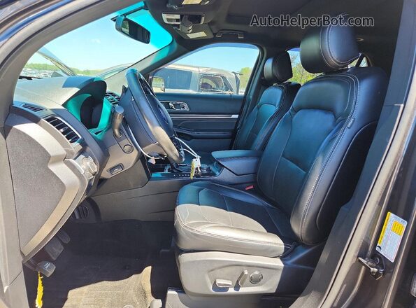 1FM5K8F85GGA92859 2016 FORD EXPLORER Угольный Вид салона спереди