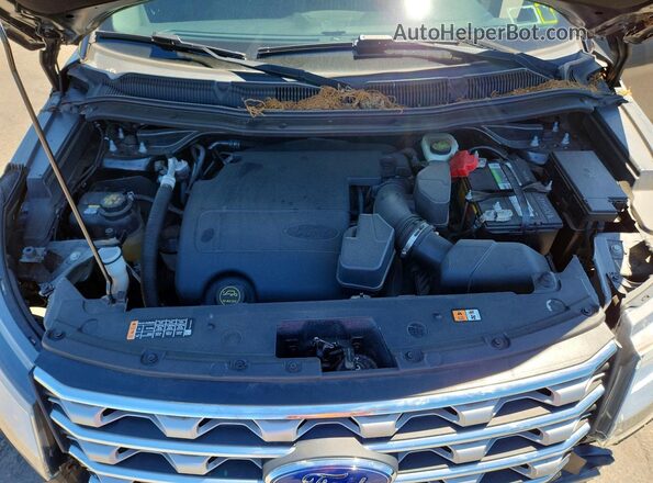 1FM5K8F85GGA92859 2016 FORD EXPLORER Угольный Вид подкапотного пространства