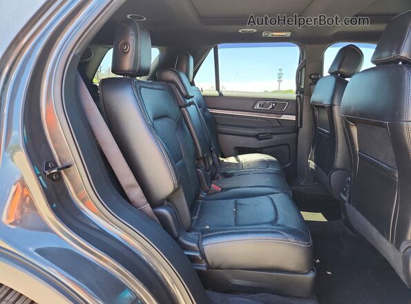 1FM5K8F85GGA92859 2016 FORD EXPLORER Угольный Вид задней части салона
