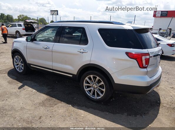 1FM5K8F85GGA93770 2016 FORD EXPLORER Silver Trasero izquierdo