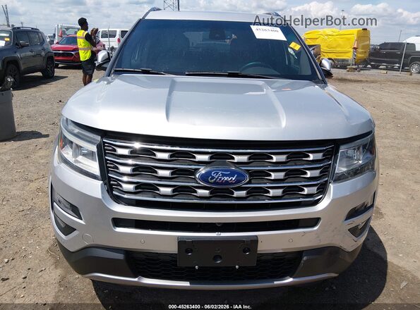 1FM5K8F85GGA93770 2016 FORD EXPLORER Silver Vista frontal