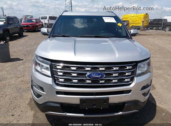 1FM5K8F85GGA93770 2016 FORD EXPLORER Silver Vista del cuadro de instrumentos