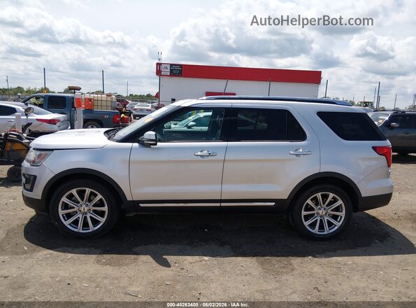 1FM5K8F85GGA93770 2016 FORD EXPLORER Silver Vista interior de 360 grados