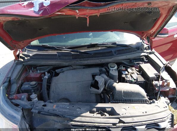 1FM5K8F85HGA11523 2017 FORD EXPLORER Burgundy Widok z tyłu