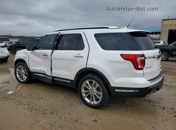 1FM5K8F85JGC41293 2018 FORD EXPLORER White Задня ліва чверть