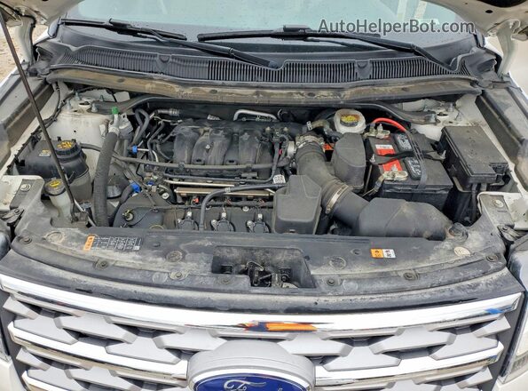 1FM5K8F85JGC41293 2018 FORD EXPLORER White Вид підкапотного простору