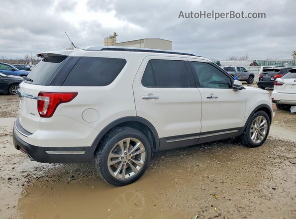 1FM5K8F85JGC41293 2018 FORD EXPLORER White Задня права чверть