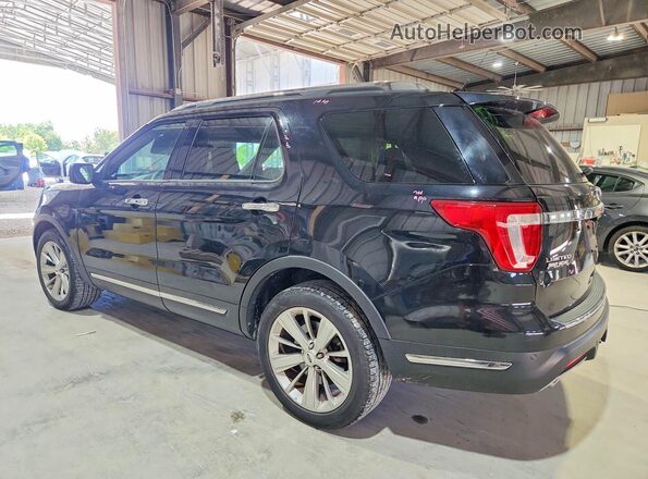 1FM5K8F85KGA91834 2019 FORD EXPLORER Black Rear left
