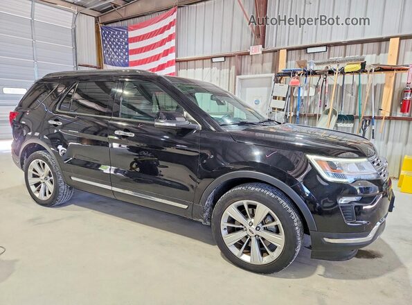 1FM5K8F85KGA91834 2019 FORD EXPLORER Black Front right