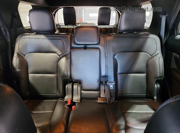 1FM5K8F85KGA91834 2019 FORD EXPLORER Black Rear seats view