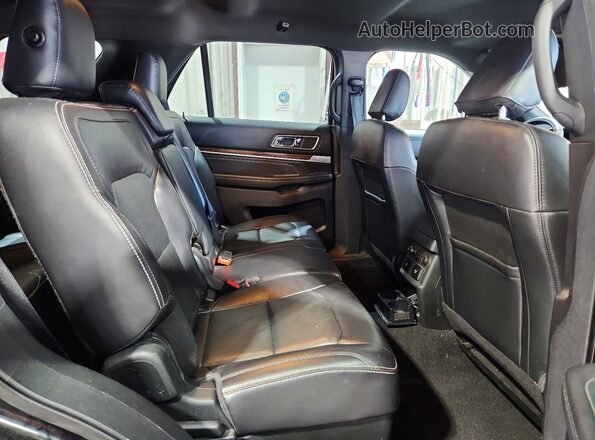 1FM5K8F85KGA91834 2019 FORD EXPLORER Black Rear interior view
