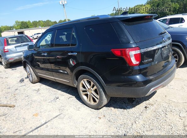 1FM5K8F86GGA32105 2016 FORD EXPLORER Черный Задняя левая четверть