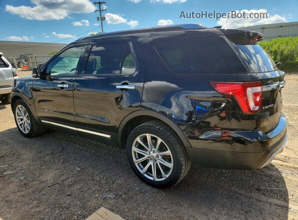 1FM5K8F86GGA46389 2016 FORD EXPLORER Black Tył lewy