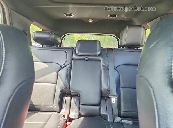1FM5K8F86GGA46389 2016 FORD EXPLORER Black Widok tylnych siedzeń