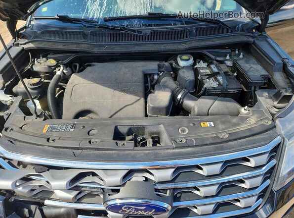 1FM5K8F86GGA46389 2016 FORD EXPLORER Black Widok komory silnika