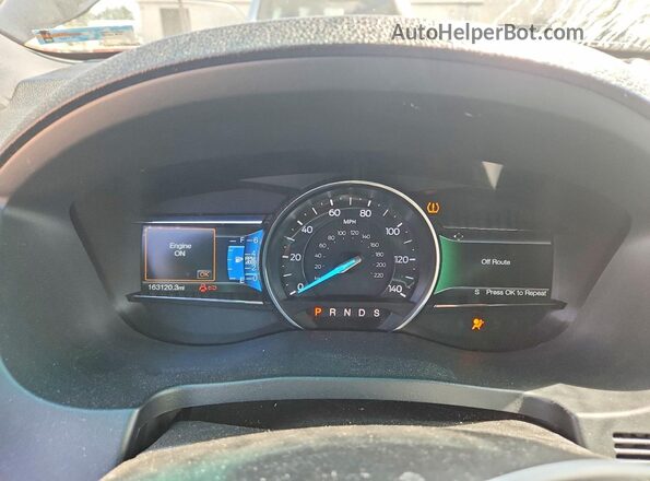 1FM5K8F86GGA46389 2016 FORD EXPLORER Black Widok zestawu wskaźników
