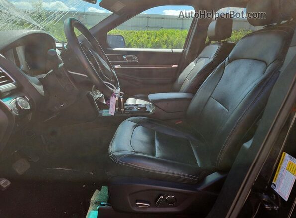 1FM5K8F86GGA46389 2016 FORD EXPLORER Black Widok wnętrza z przodu